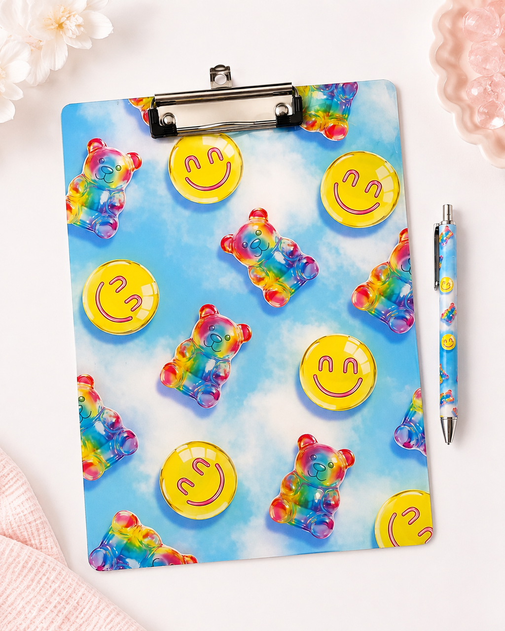 Happy Vibes Clipboard