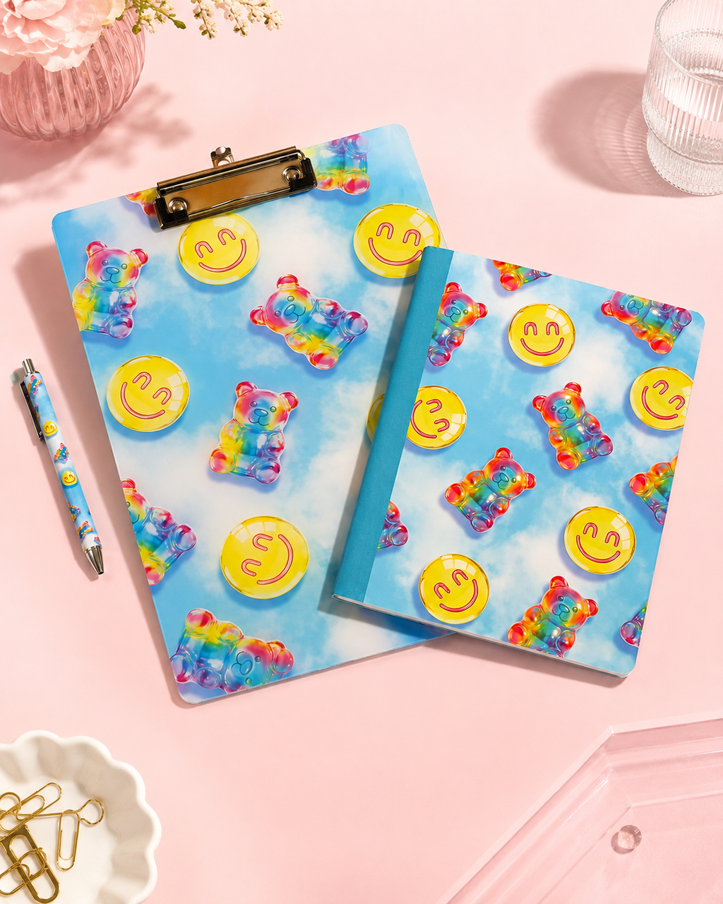 Happy Vibes Composition Notebook