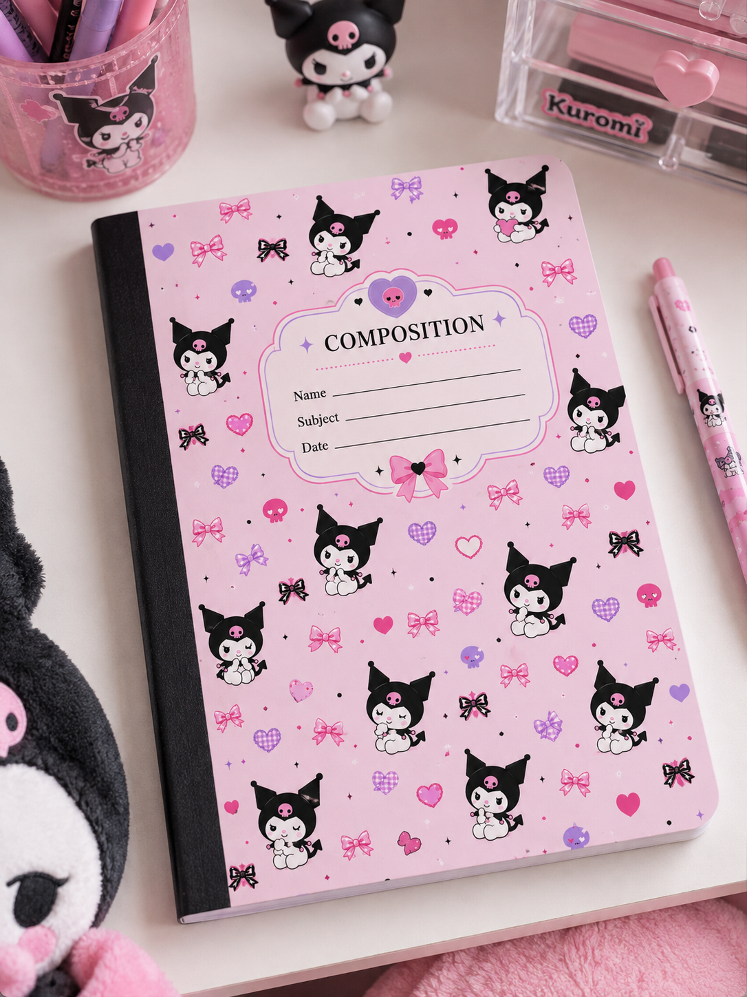 Pink Punk Composition Notebook