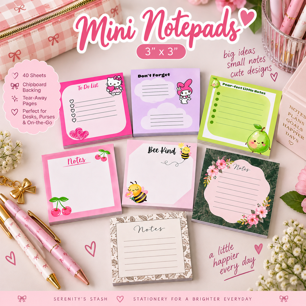 Mini Notepads | 3×3