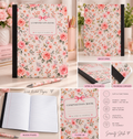 Floral Composition Notebook & Matching Pen Set