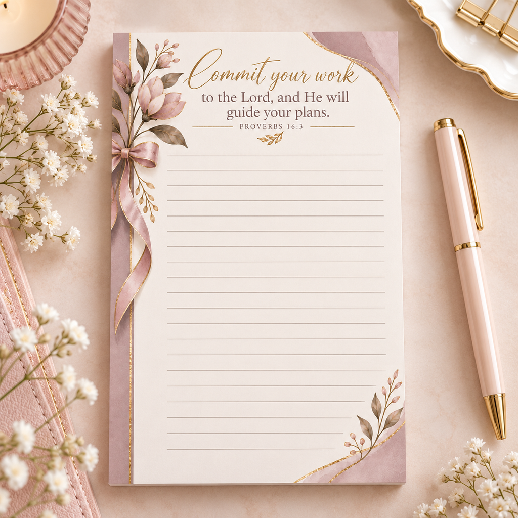 Scripture Notepads | Christian Faith Notepads
