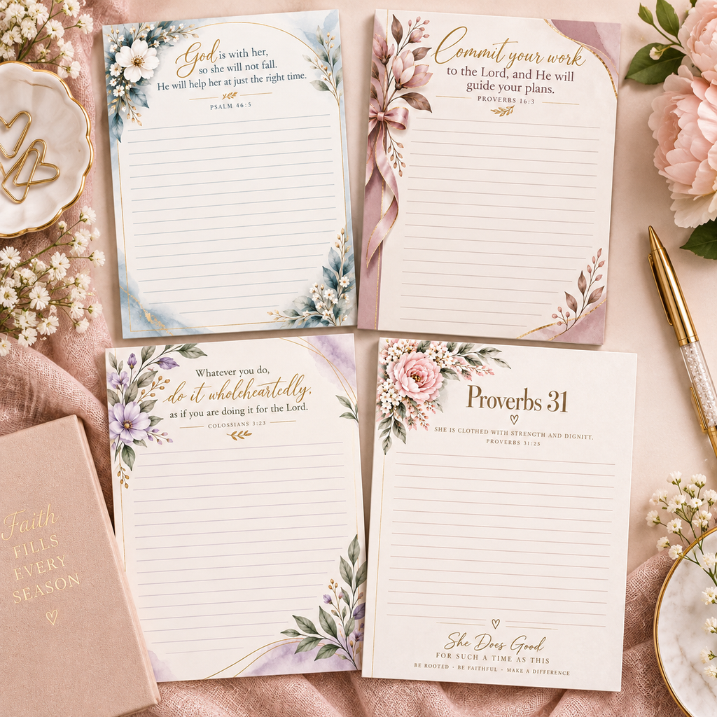 Scripture Notepads | Christian Faith Notepads