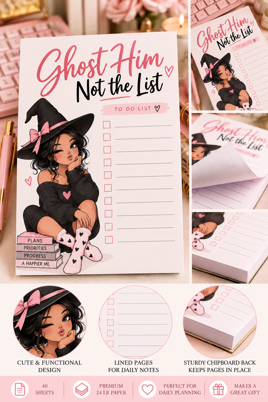 Ghost Him, Not the List To-Do Notepad