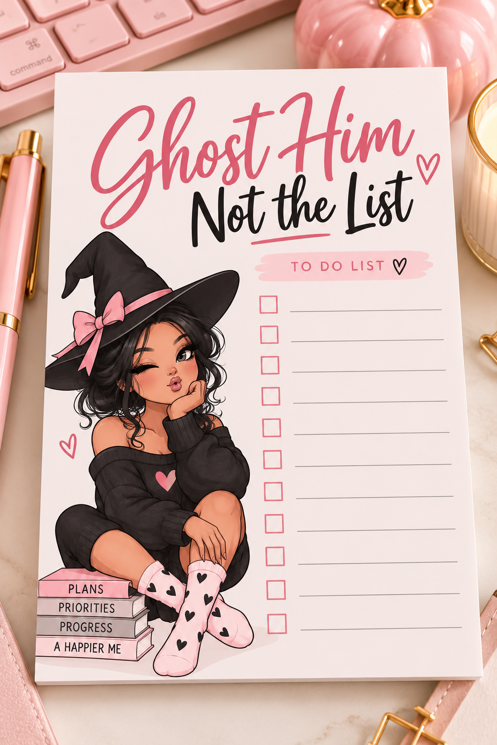Ghost Him, Not the List To-Do Notepad