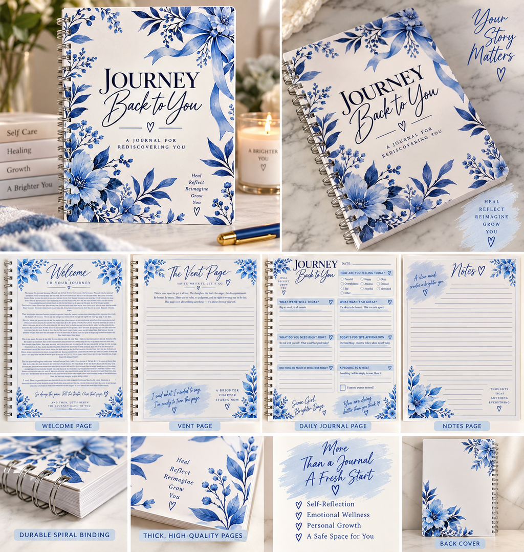Journey Back to You | 30-Day Guided Self-Reflection Journal