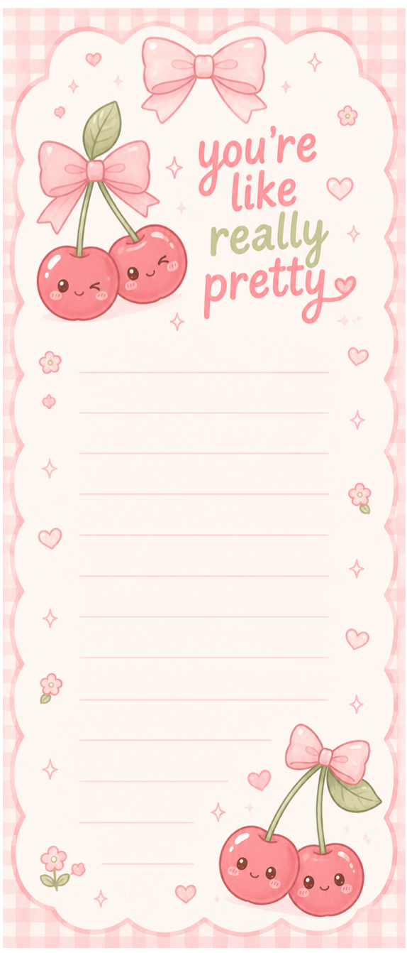 3×7 Notepad – Choose Your Design