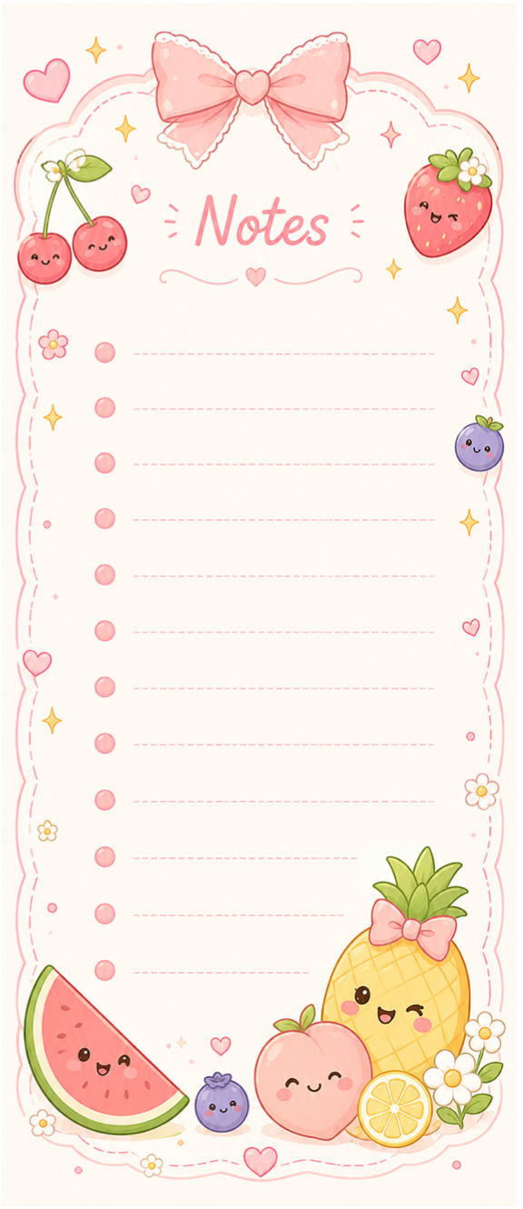 3×7 Notepad – Choose Your Design